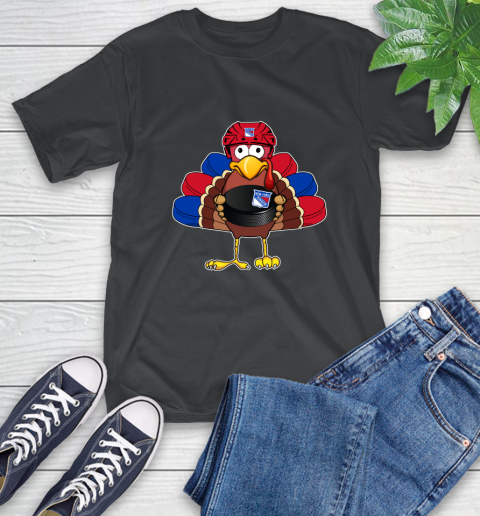 New York Rangers Turkey Thanksgiving Day T-Shirt 2