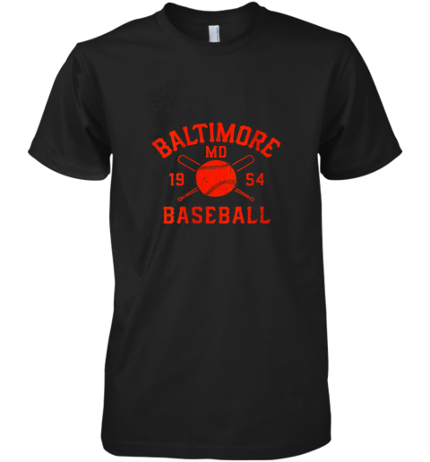 Baltimore Baseball Vintage Oriole Retro Gift Premium Men's T-Shirt