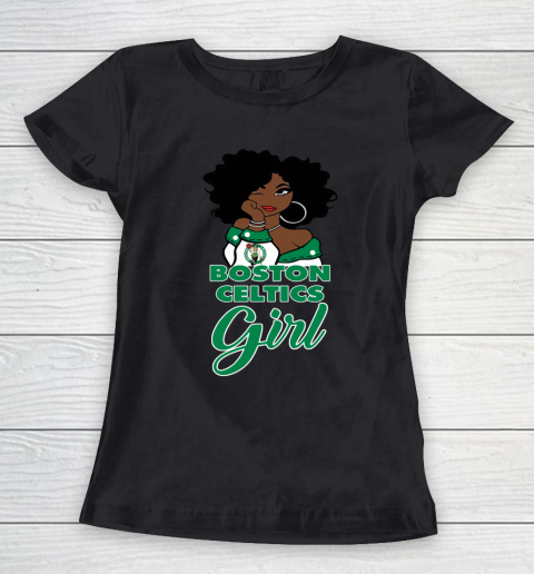Boston Celtics Girl NBA Women's T-Shirt 2