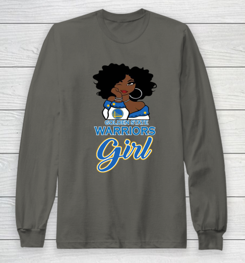 Golden State Warriors Girl NBA Long Sleeve T-Shirt 8