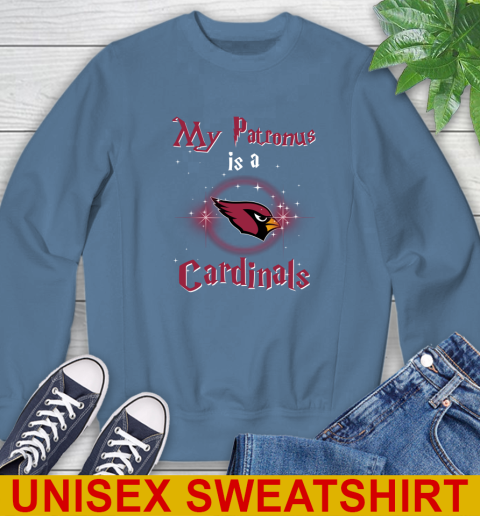 NFL Football Harry Potter My Patronus Is A Arizona Cardinals Sweatshirt 10