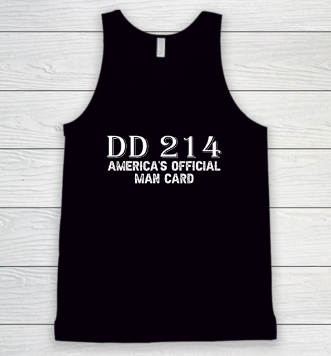 DD214 America's Official Man Card Tank Top
