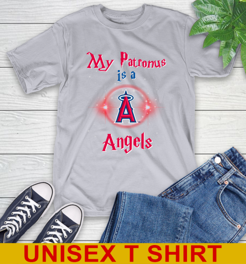 MLB Baseball Harry Potter My Patronus Is A Los Angeles Angels T-Shirt 5