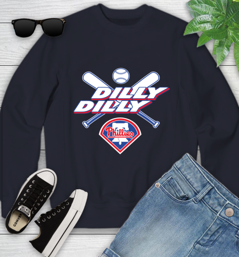MLB Philadelphia Phillies Dilly Dilly Baseball Sports Youth Sweatshirt 3
