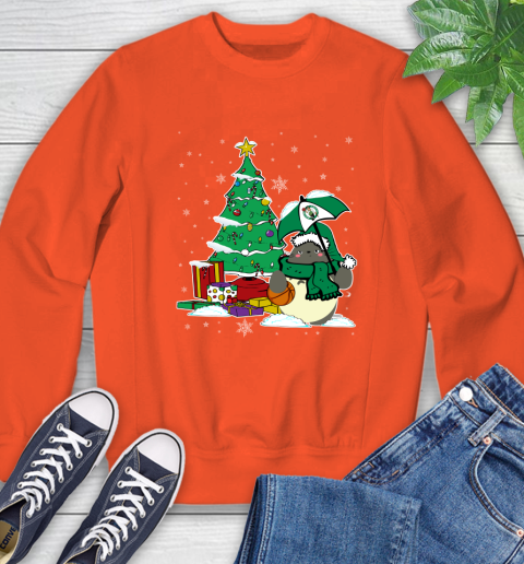 Boston Celtics NBA Basketball Cute Tonari No Totoro Christmas Sports Sweatshirt 3
