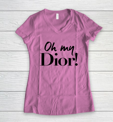 Oh My Dior Women's V-Neck T-Shirt 8
