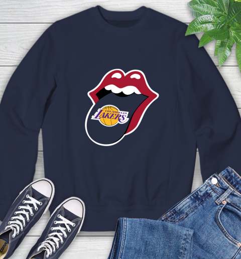 Los Angeles Lakers NBA Basketball Lips I Root For My Team Adoring Fan 27