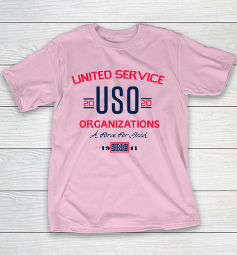 USO 2020 United Service Organizations Youth T-Shirt 6 USO 2020 United Service Organizations Youth T-Shirt - Image 6