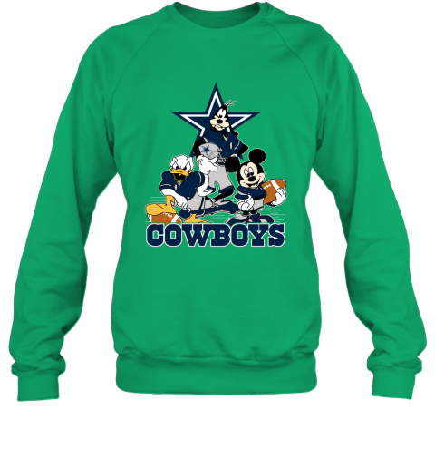 Christmas Gift Dallas Cowboys Mickey Cute 3D Ugly Christmas Sweater For Men  And Women