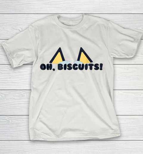 Blueys Oh Biscuits Mums Dad Cartoon Mothers Youth T-Shirt 8