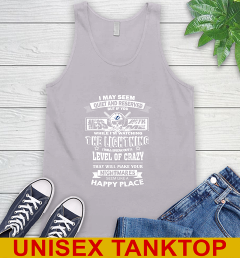 Tampa Bay Lightning NHL Hockey If You Mess With Me While I'm Watching My Team Tank Top 3