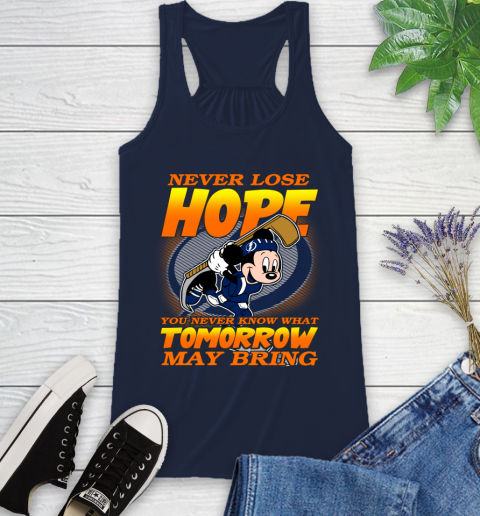 Tampa Bay Lightning NHL Hockey ootball Mickey Disney Never Lose Hope Racerback Tank 10