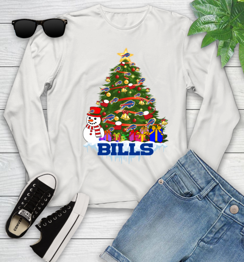 Buffalo Bills Merry Christmas NFL Football Sports Youth Long Sleeve 12