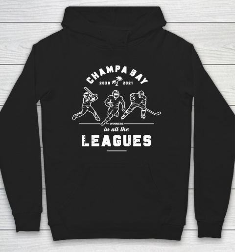 Champa Bay 2020 2021 Florida shirt In All The Leagues Hoodie