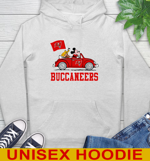 NFL Football Tampa Bay Buccaneers Pluto Mickey Driving Disney Shirt Hoodie