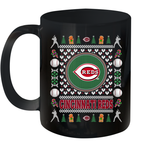 Cincinnati Reds Merry Christmas MLB Baseball Loyal Fan Ceramic Mug 11oz