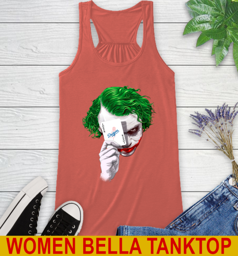 Los Angeles Dodgers MLB Baseball Joker Card Shirt Racerback Tank 3