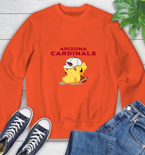 NFL Pikachu Football Sports Arizona Cardinals Sweatshirt 4