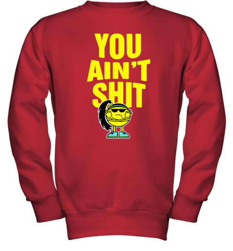 my6r bayley you aint shit its bayley bitch wwe shirts youth sweatshirt 47 front red