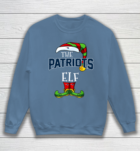 New England Patriots Christmas ELF Funny NFL Sweatshirt 6