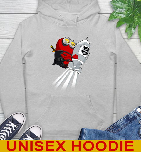 NHL Hockey Los Angeles Kings Deadpool Minion Marvel Shirt Hoodie 6
