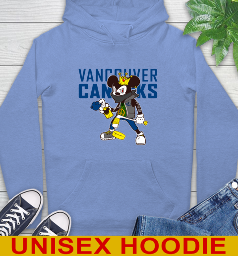 Vancouver Canucks NHL Hockey Mickey Peace Sign Sports Hoodie 11