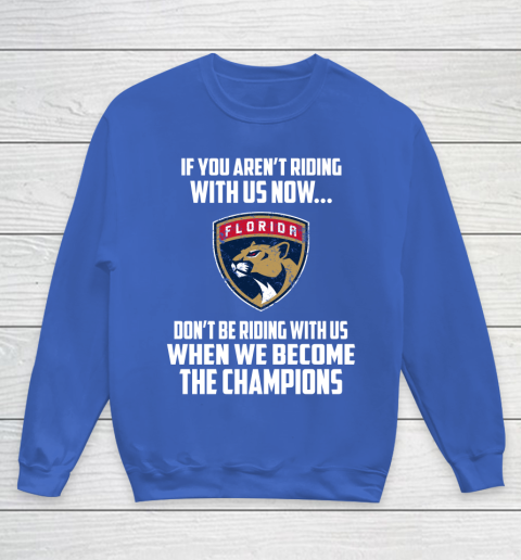 NHL Florida Panthers Hockey We Become The Champions Youth Sweatshirt 6