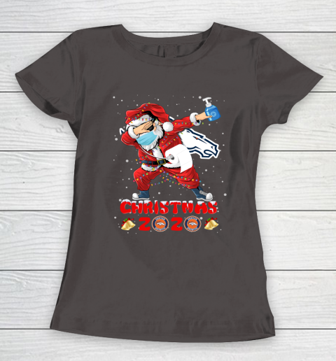 Denver Broncos Funny Santa Claus Dabbing Christmas 2020 NFL Women's T-Shirt 7
