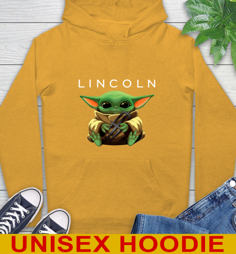 Star Wars Baby Yoda Hugs Lincoln Car Shirt 14