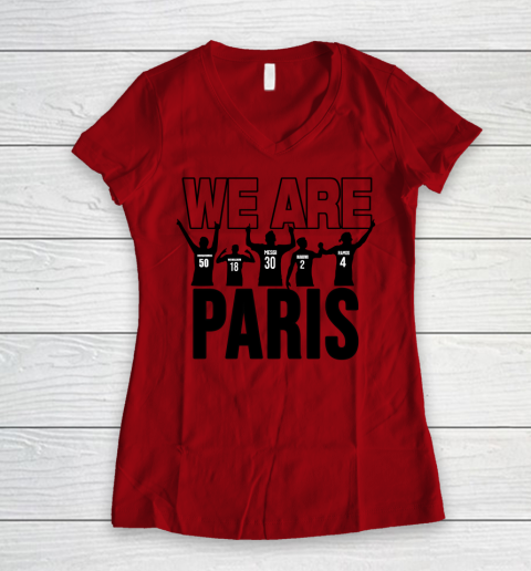 We Are Paris T Shirt Ici C'est Paris Welcome To Paris Women's V-Neck T-Shirt 6