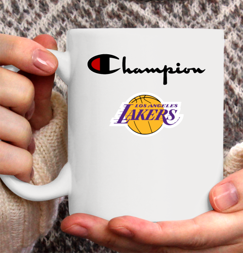 NBA Basketball Los Angeles Lakers Champion Shirt Ceramic Mug 15oz