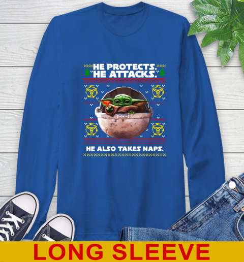 He Protects He Attacks He Also Takes Naps Baby Yoda Shirts 65