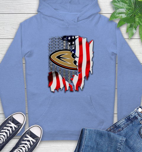 Anaheim Ducks NHL Hockey American Flag Hoodie 11