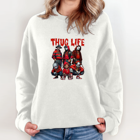 Thug Life Horror Sweatshirt