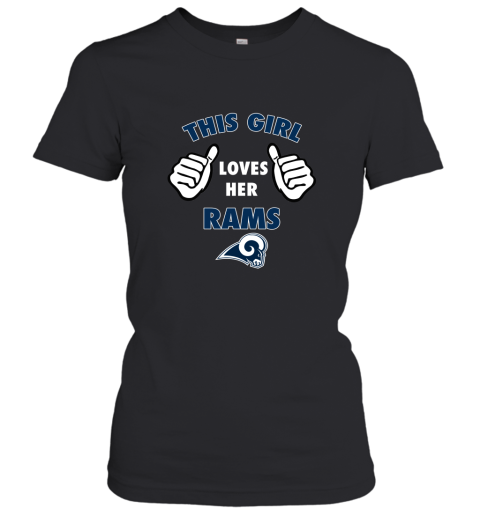 This Guy Loves His Los Angeles Rams Women's T-Shirt
