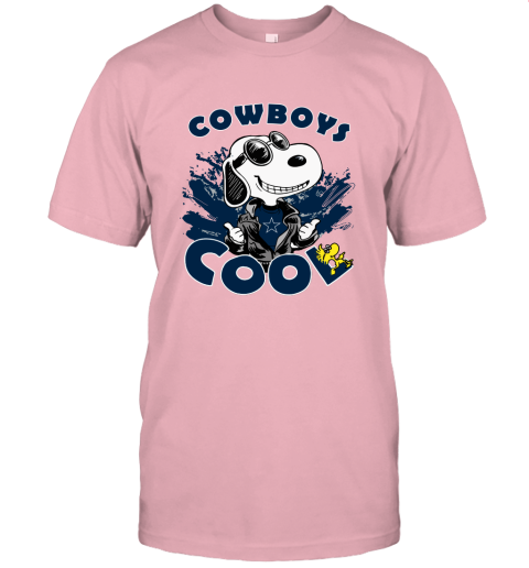 zp4q dallas cowboys snoopy joe cool were awesome shirt jersey t shirt 60 front pink