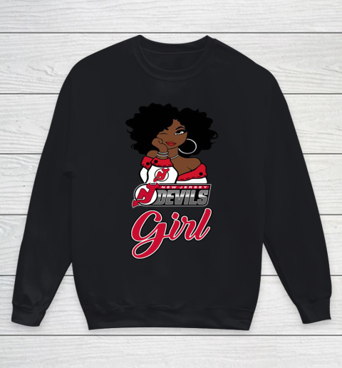 New Jersey Devils Girl NHL Youth Sweatshirt