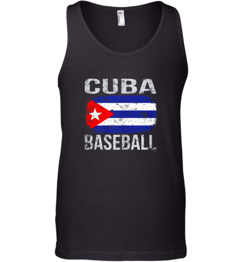 Cuba Baseball, Cuban Flag Tank Top