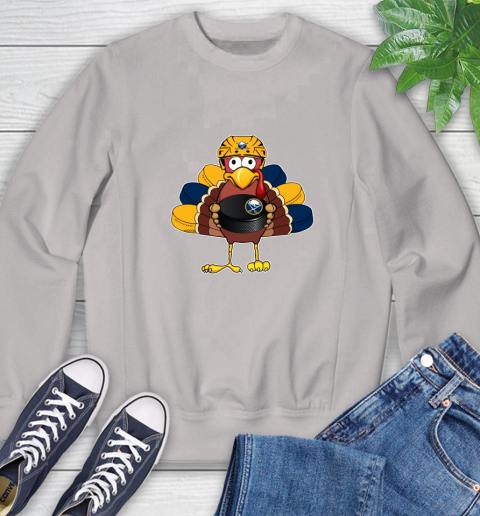 Buffalo Sabres Turkey Thanksgiving Day Sweatshirt 12