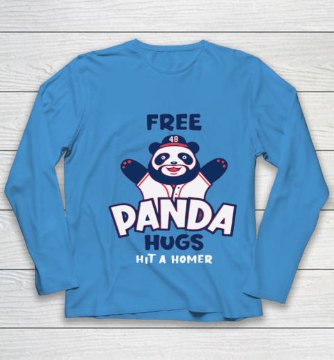 Free Panda Hugs Braves Youth Long Sleeve 4