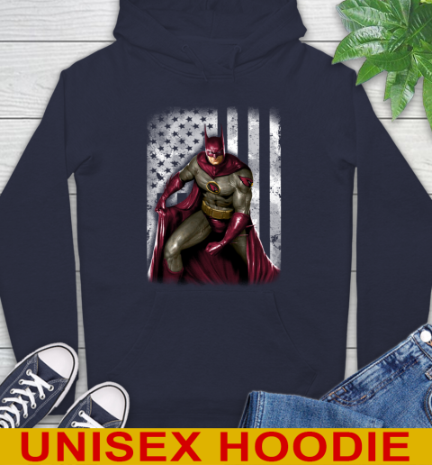 Arizona Cardinals NFL Football Batman DC American Flag Shirt Hoodie 3