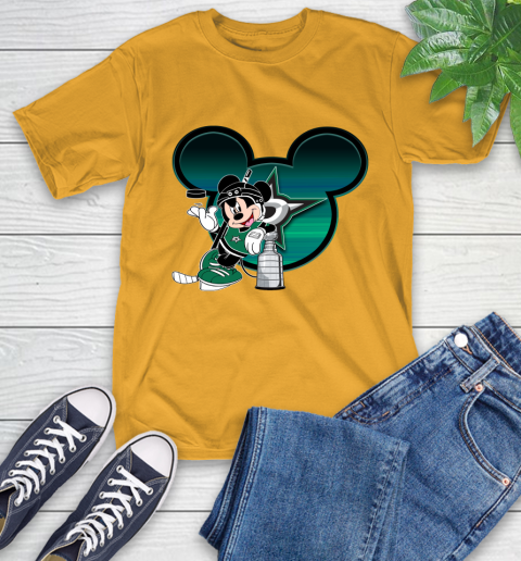 NHL Dallas Stars Stanley Cup Mickey Mouse Disney Hockey T Shirt T-Shirt 3