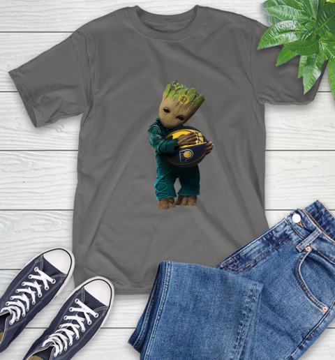 NBA Groot Guardians Of The Galaxy Basketball Sports Indiana Pacers T-Shirt 9