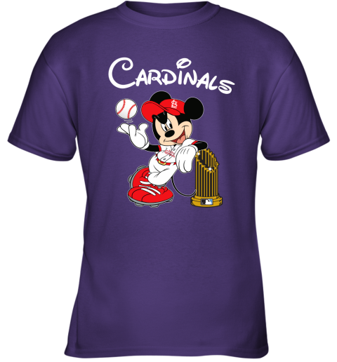 St. Louis Cardinals Mickey Taking The Trophy MLB 2019 Youth T-Shirt 