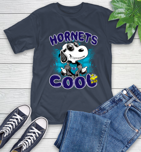 NBA Basketball Charlotte Hornets Cool Snoopy Shirt T-Shirt 3