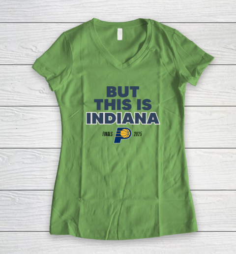 But This Is Indiana Women's V-Neck T-Shirt 4