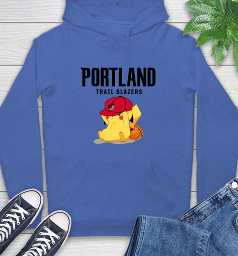 NBA Pikachu Basketball Sports Portland Trail Blazers Hoodie 9