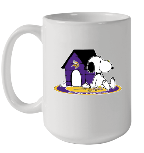 NFL Football Minnesota Vikings Snoopy The Peanuts Movie Shirt Ceramic Mug 15oz