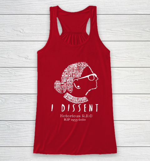 Notorious RBG 1833  2020 R.I.P Ruth Bader Ginsburg I Dissent Racerback Tank 4