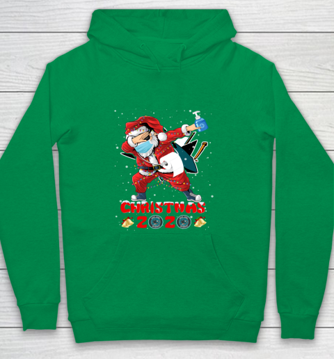 San Jose Sharks Funny Santa Claus Dabbing Christmas 2020 NHL Youth Hoodie 4